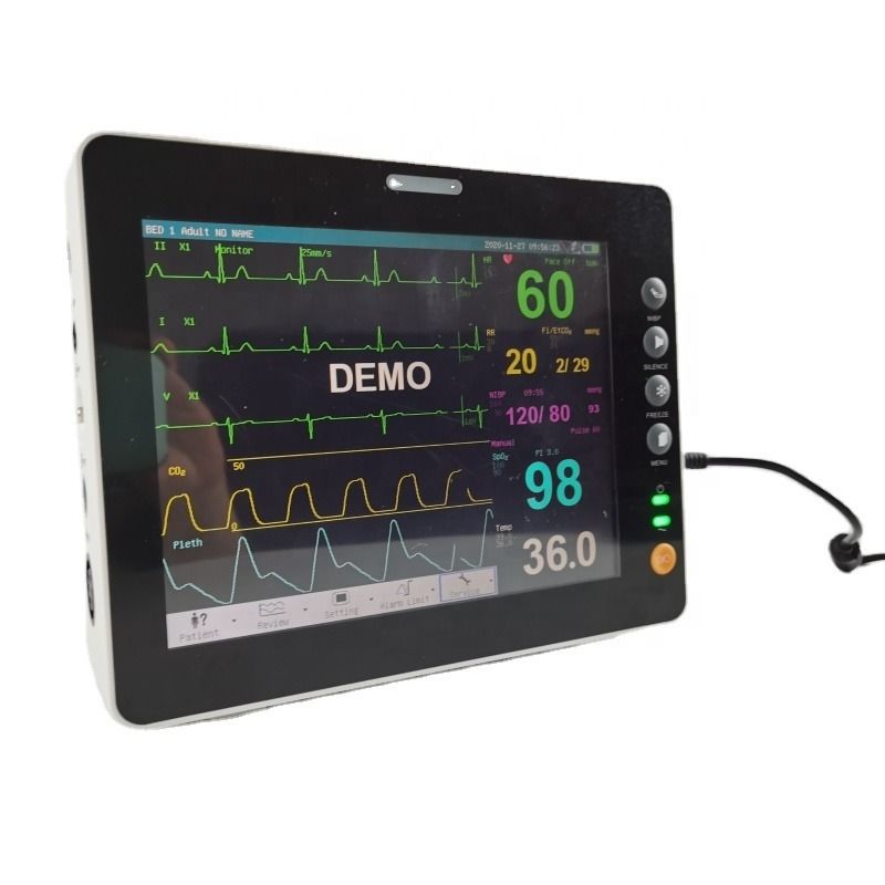 Durable 8 Inch Vital Signs Monitor Veterinary Animal Surgery Vital Signs Monitor