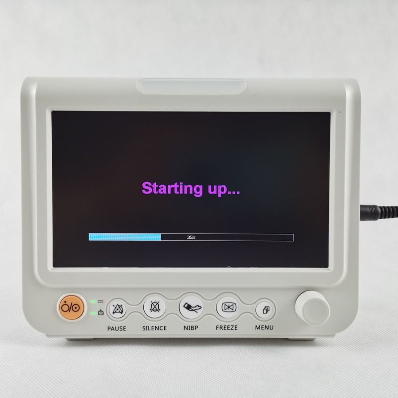 Durable 7 Inch Vital Signs Monitor Six Parameter Touch Screen Portable Wireless Vital Signs Monitor