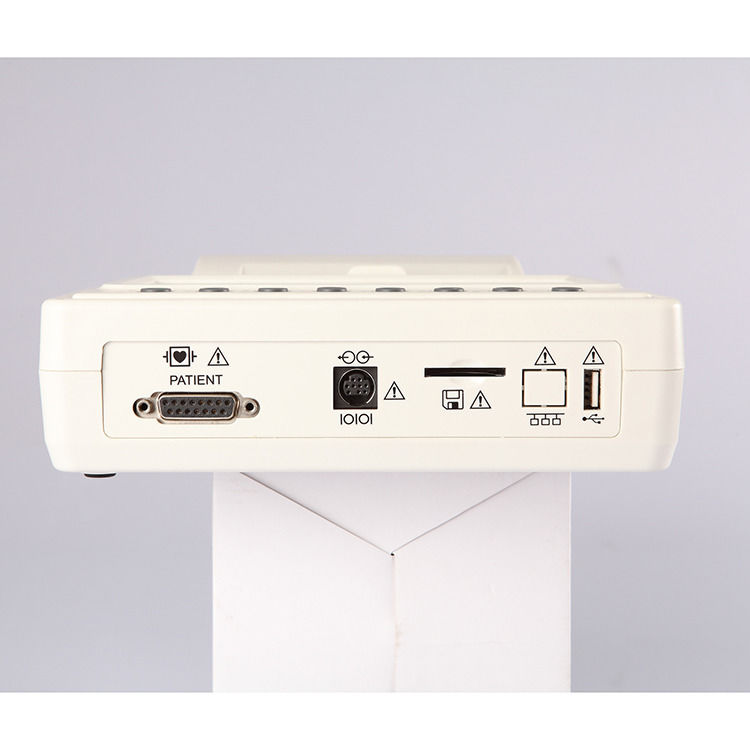 Portable metal ecg machine 12 channel electrocardiogram CE ecg machine for hospital medical CE ISO ecg machine