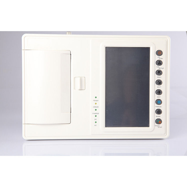 Portable metal ecg machine 12 channel electrocardiogram CE ecg machine for hospital medical CE ISO ecg machine