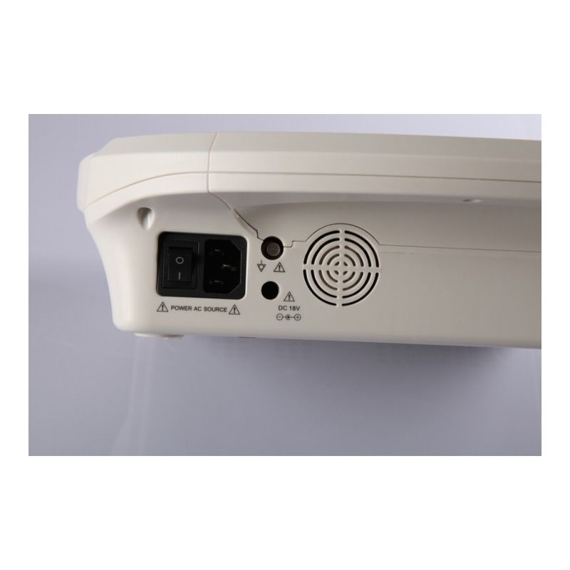 Portable metal ecg machine 12 lead electrocardiograph ecg machine with analyzer maker ecg machine