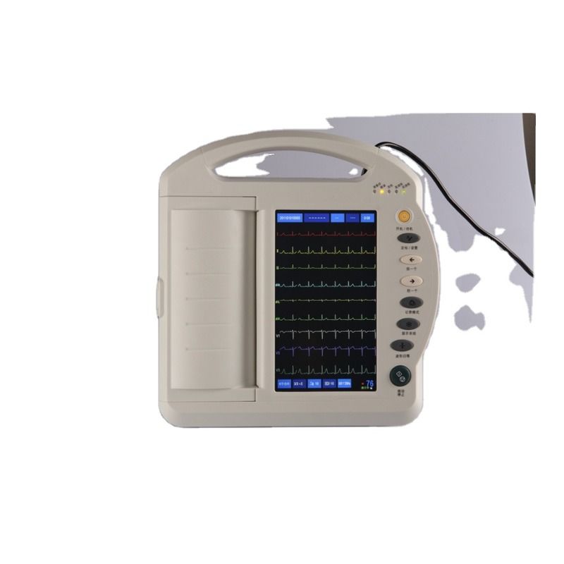 Portable Metal Ecg Machine Electrocardiograph Ecg Machine 12 Channel Digital ECG Machine 12 Leads Ekg