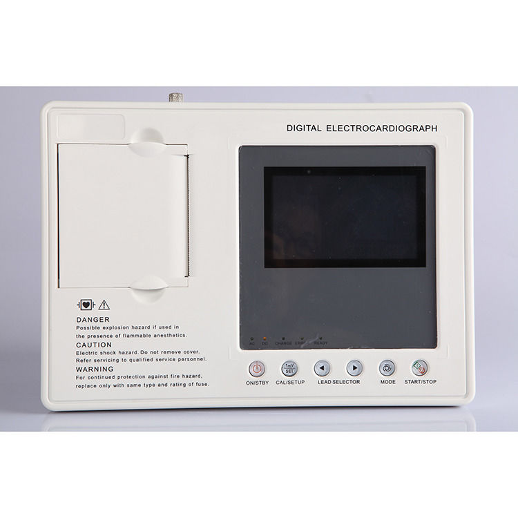 Metal ecg machine Digital 3 Channel 12 leads ecg machine electrocardiograph ecg machine