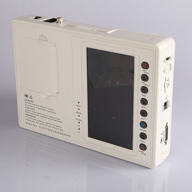 Metal ecg machine Digital 3 Channel 12 leads ecg machine electrocardiograph ecg machine
