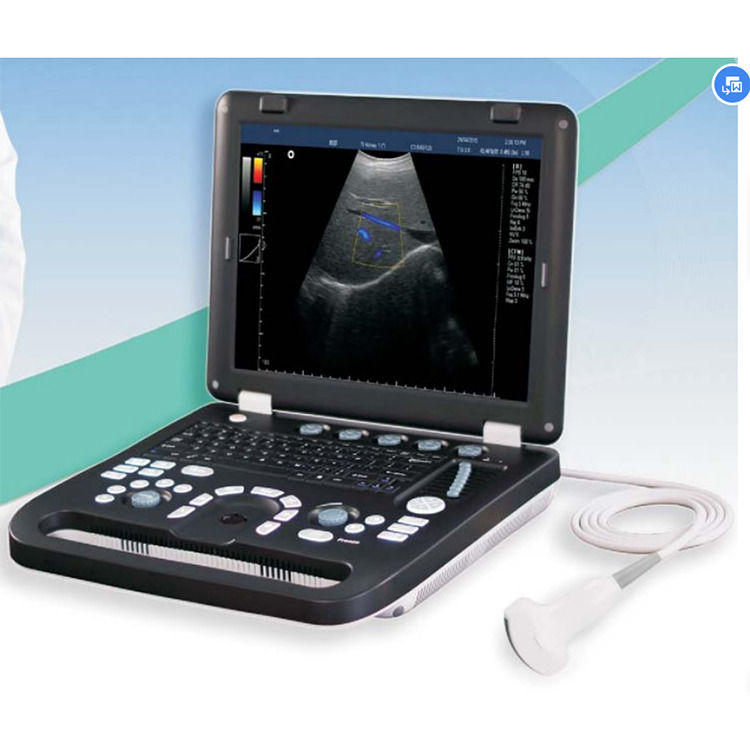 100% Guaranteed Portable Color Doppler Ultrasound Echocardiography Echo Ultrasound Machine