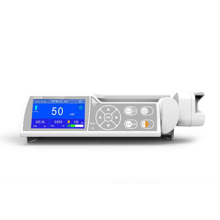 Electric Automatic Portable Metal Syringe Pump Syringe Pump With Drug Library