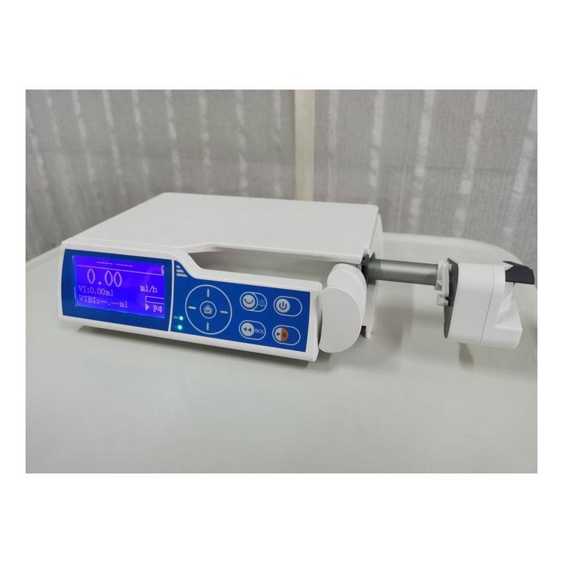 Smart Metal Syringe Pump Vein Injection Front Loaded Syringe Pump With Lock Screen High Viscouse Syringe Pump