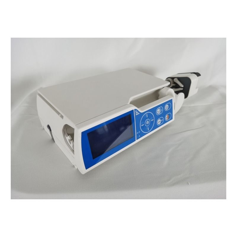 Smart Metal Syringe Pump Vein Injection Front Loaded Syringe Pump With Lock Screen High Viscouse Syringe Pump