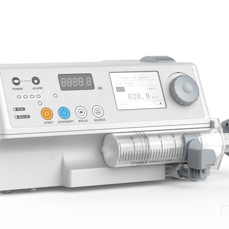 Canton Library Cheapest Medical Drug Syringe Syringe Single Channel Pump Mini Electric Syringe Pump