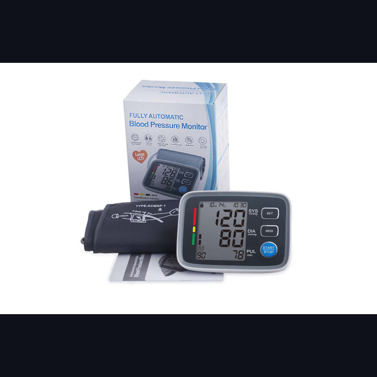 Arm Type Blood Pressure Monitor Standing OEM Rechargeable Arm Digital Ambulatory Blood Pressure Monitor