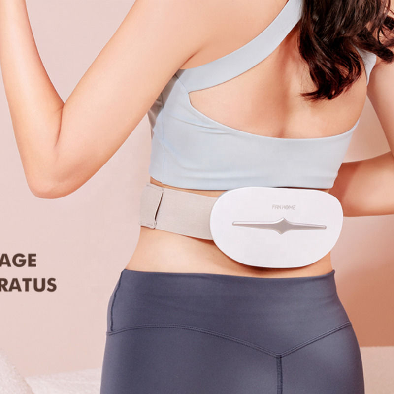 Mini Flexible Electric Back Belt Home Office Stomach Heater Home Office Lumbar Massager Uterus Heater Portable Waist Support Abdomen Massager