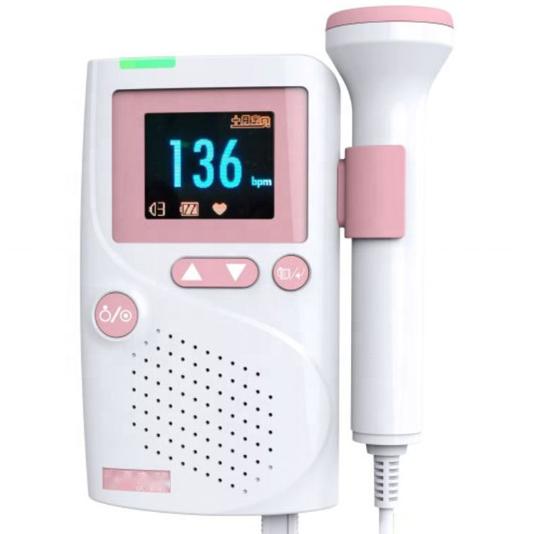 Cardiology CE Certified Wholesale Price Ultrasound Baby Heart Rate Monitor Fetal Doppler Doppler Heart Detector
