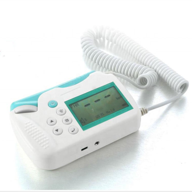 Cardiology Fetal Doppler Ultrasound Portable Handheld Ultrasound Baby Heart Monitor Pocket Prenatal Monitoring Fetal Monitor