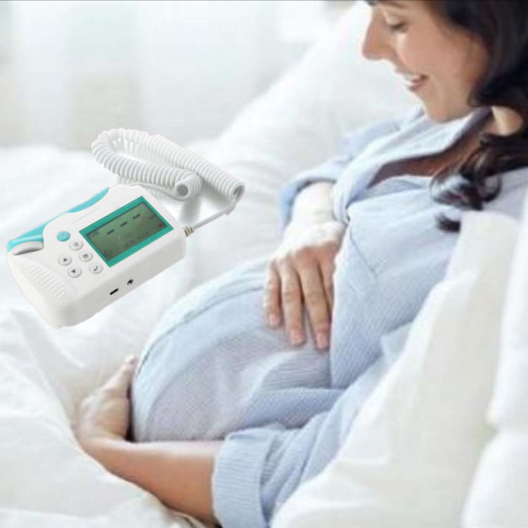 Cardiology Fetal Doppler Ultrasound Portable Handheld Ultrasound Baby Heart Monitor Pocket Prenatal Monitoring Fetal Monitor