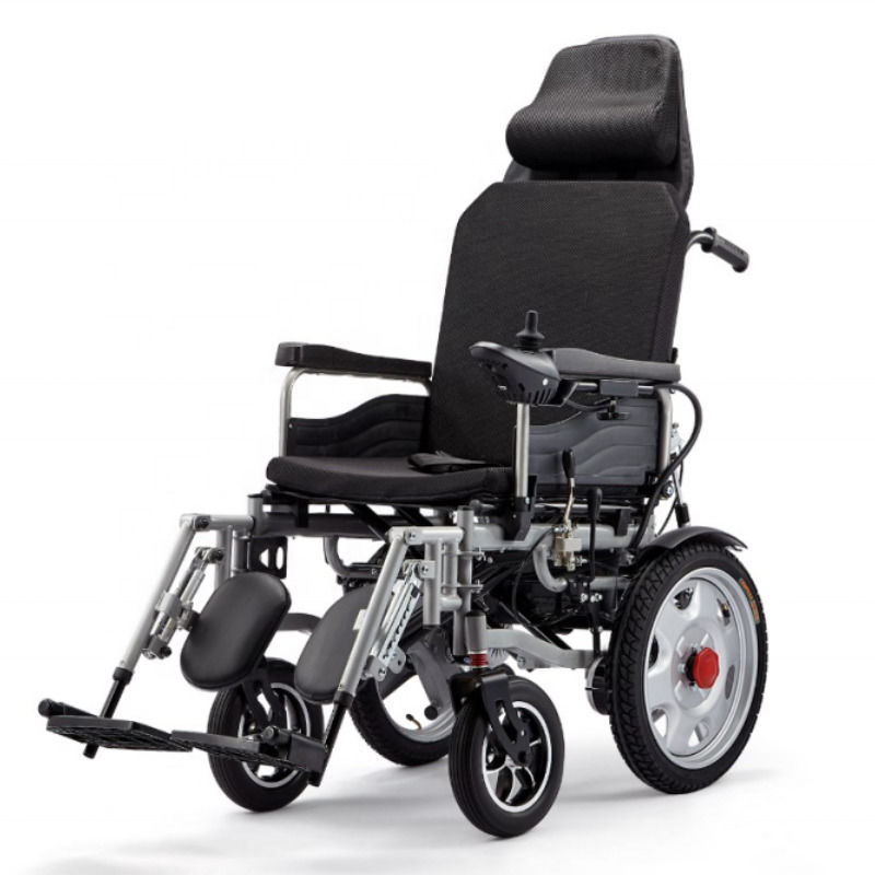 Disabled Electric Chair Remote Control Lightweight Cheap Price Foldable Electric Wheelchair For 140kg Disabled