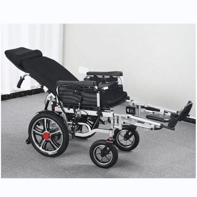 Disabled Electric Chair Remote Control Lightweight Cheap Price Foldable Electric Wheelchair For 140kg Disabled