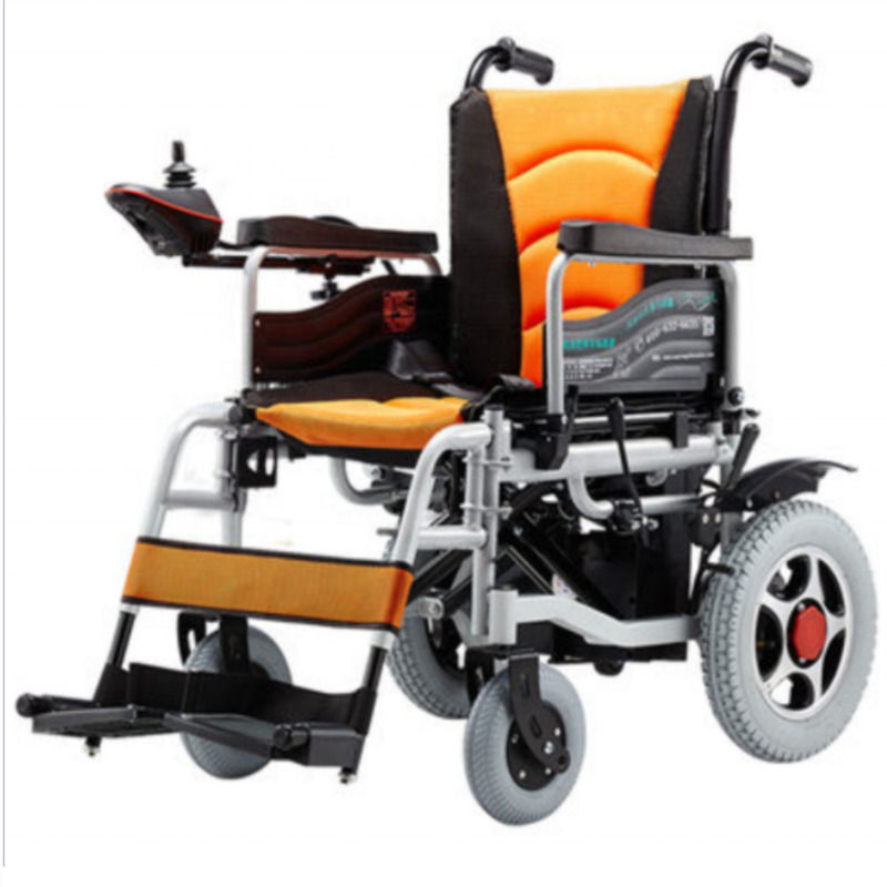 Electric wheelchair 140Kg lightweight capacity lithium battery power foldable portable wheelchair for 140kg older