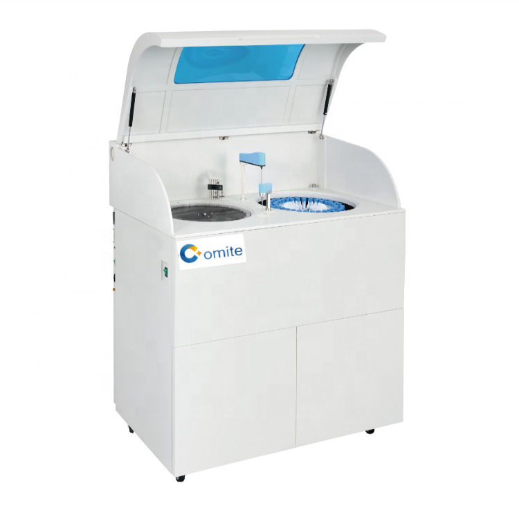 Smallest Size Veterinary Automatic Biochemistry Analyzer Blood Analyzer 300 Speed ​​Hosipital Biochemical Analyzer